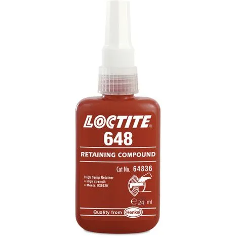 LOCTITE 648 Frein Filet Fort 24ml 1 LOCTITE 648 Frein Filet Fort 24ml