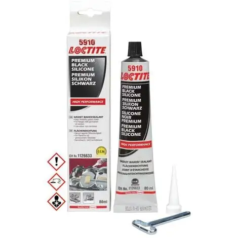 LOCTITE SI 5910 PATE A JOINT MOTEUR NOIRE TUBE 80 Ml 2 LOCTITE SI 5910 PATE A JOINT MOTEUR NOIRE TUBE 80 Ml – Image 2