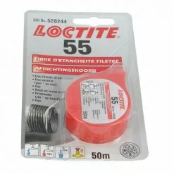 Fibre D'Étanchéité Sans Phrase De Risque Loctite 55 Rouleau De 50m