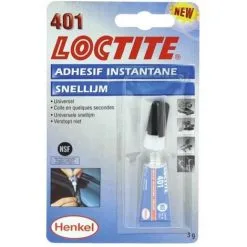 Colle Instantanée Multi-usages Loctite 401 Tube De 3 Grammes