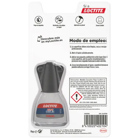 Loctite Pinceau 5g. 2640969 Super Glue 2 Loctite Pinceau 5g. 2640969 Super Glue – Image 2
