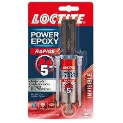 LOCTITE - Loctite Colle Epoxy Rapide 5min Invisible Seringue 11ml