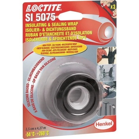 Ruban étanchéité Et Isolation LOCTITE SI 5075 - 2,5cm X 4,27m Noir BL (Par 10) - Noir 1 Ruban étanchéité Et Isolation LOCTITE SI 5075 - 2,5cm X 4,27m Noir BL (Par 10) - Noir