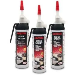 LOT DE 3 CARTOUCHES LOCTITE 5910 JOINT ETANCHEITE NOIR QUICK GASKET