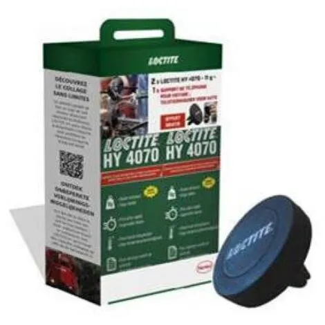 LOCTITE Adhésif De Réparation Hybride HY4070 Seringue De 11 Grammes Et 4 Canules Kit De 2 Boîtes Avec Support Téléphone 1 LOCTITE Adhésif De Réparation Hybride HY4070 Seringue De 11 Grammes Et 4 Canules Kit De 2 Boîtes Avec Support Téléphone