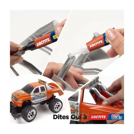 Loctite Super Glue-3 Spécial Plastiques, Colle Forte Pour Tout Plastique, Colle Transparente à Séchage Immédiat, Tube De Colle 2 G Et Stylo Activateur 4 Ml 3 Loctite Super Glue-3 Spécial Plastiques, Colle Forte Pour Tout Plastique, Colle Transparente à Séchage Immédiat, Tube De Colle 2 G Et Stylo Activateur 4 Ml – Image 3