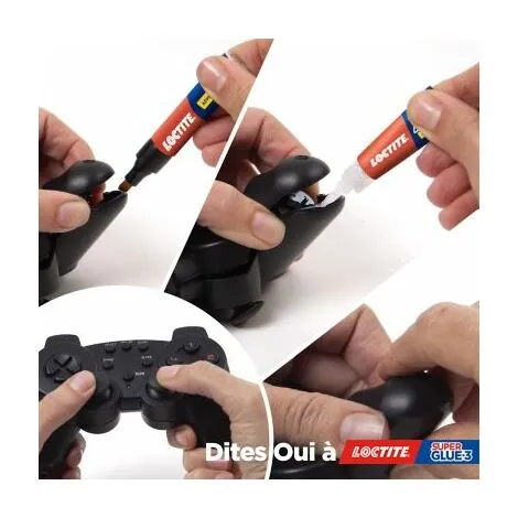 Loctite Super Glue-3 Spécial Plastiques, Colle Forte Pour Tout Plastique, Colle Transparente à Séchage Immédiat, Tube De Colle 2 G Et Stylo Activateur 4 Ml 5 Loctite Super Glue-3 Spécial Plastiques, Colle Forte Pour Tout Plastique, Colle Transparente à Séchage Immédiat, Tube De Colle 2 G Et Stylo Activateur 4 Ml – Image 5
