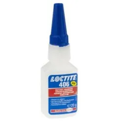 Colle Super Glue Instantanée Loctite 406 - Liquide - Bouteille - 20g - Transparent