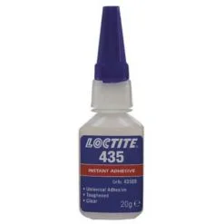 Colle Super Glue Instantanée Loctite 435 - Liquide - Bouteille - 20g - Transparent