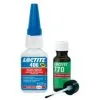 Kit Super Glue Loctite 406 Avec Activateur Loctite 770 - Liquide - Bouteille - 20g - Transparent