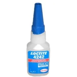 Colle Super Glue Instantanée Loctite 4242 - Liquide - Bouteille - 20g - Transparent