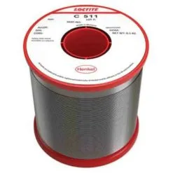 Bobine De Fil à Souder Crystal 511 Loctite - 99.3% Plomb - 0.7% Cuivre - ø 1.6mm - 0.5kg