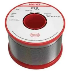Bobine De Fil à Souder Loctite 362 - Plomb 36% Etain 62% Argent 2% - Ø 0.23mm - 0.25kg