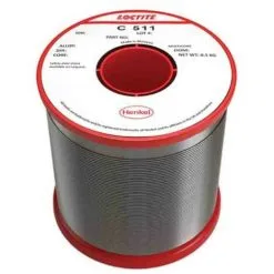 Bobine De Fil à Souder Loctite 511 - Etain 96.5% Argent 3% Cuivre 0.5% - ø 0.5mm - 0.5kg
