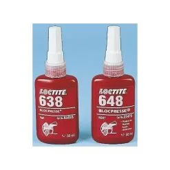 Pâte à Joints Verte Loctite, Force Haute, Bouteille Avec Liquide 50 Ml, -55 → +150 °C Loctite 638
